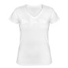 Playera Dama: Algodón Peinado Cuello V Miniatura