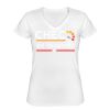 Playera Dama: Algodón Peinado Cuello V Miniatura