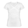 Playera Dama: Algodón Peinado Cuello V Miniatura