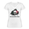 Playera Dama: Algodón Peinado Cuello V Miniatura