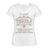 Playera Dama: Algodón Peinado Cuello V Miniatura
