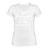 Playera Dama: Algodón Peinado Cuello V Miniatura