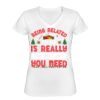 Playera Dama: Algodón Peinado Cuello V Miniatura