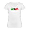 Playera Dama: Algodón Peinado Cuello V Miniatura