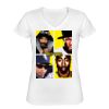 Playera Dama: Algodón Peinado Cuello V Miniatura