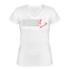 Playera Dama: Algodón Peinado Cuello V Miniatura