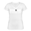 Playera Dama: Algodón Peinado Cuello V Miniatura