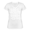 Playera Dama: Algodón Peinado Cuello V Miniatura