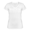 Playera Dama: Algodón Peinado Cuello V Miniatura